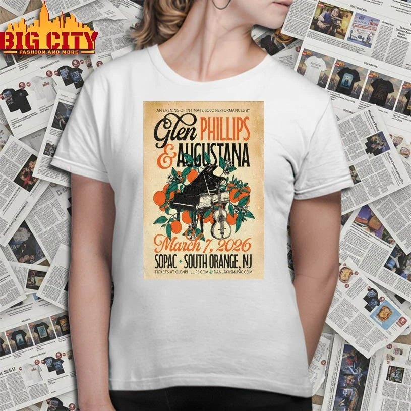 Glen Phillips And Augustana SOPAC In South Orange NJ March 7 2026 Poster shirt