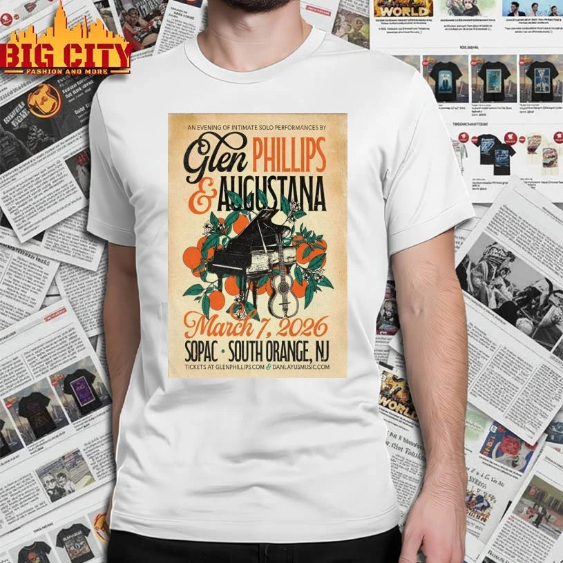 Glen Phillips And Augustana SOPAC In South Orange NJ March 7 2026 Poster shirt