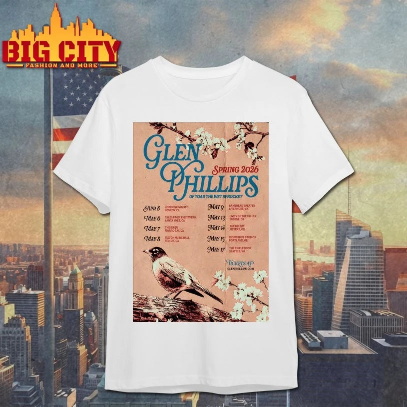 Glen Phillips Spring Tour 2026 Poster shirt
