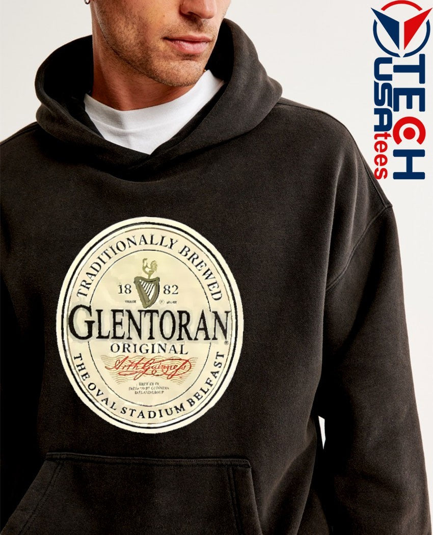Glentoran Original 1882 Traditionally Brewed logo shirt