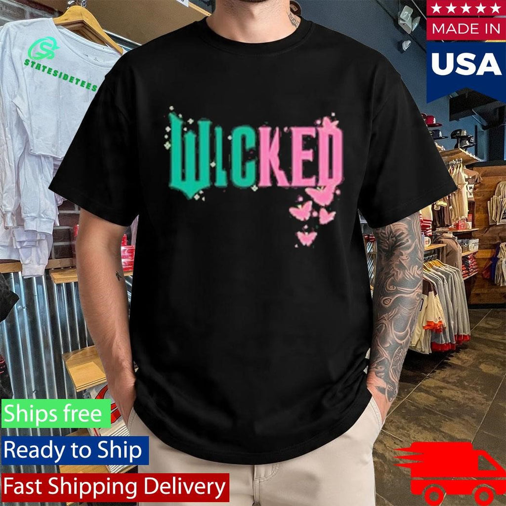 Glinda &amp; Elphaba Logo Split Juniors Shirt