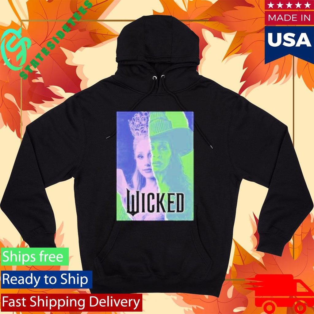 Glinda &amp; Elphaba Split Juniors Wicked Shirt