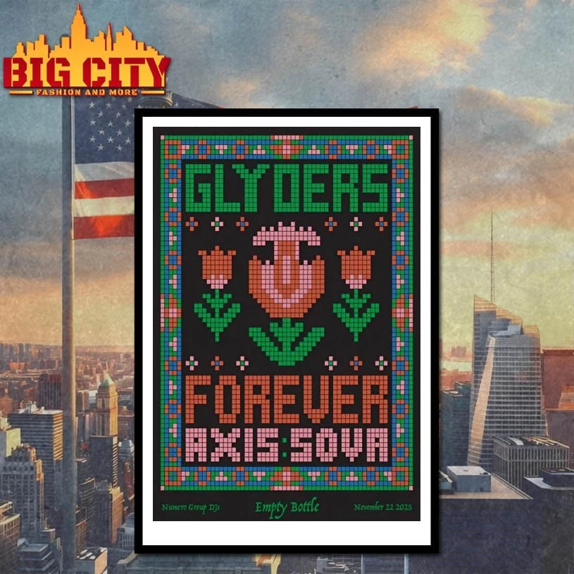 Glyders Nov 22 2025 In Chicago IL Poster shirt