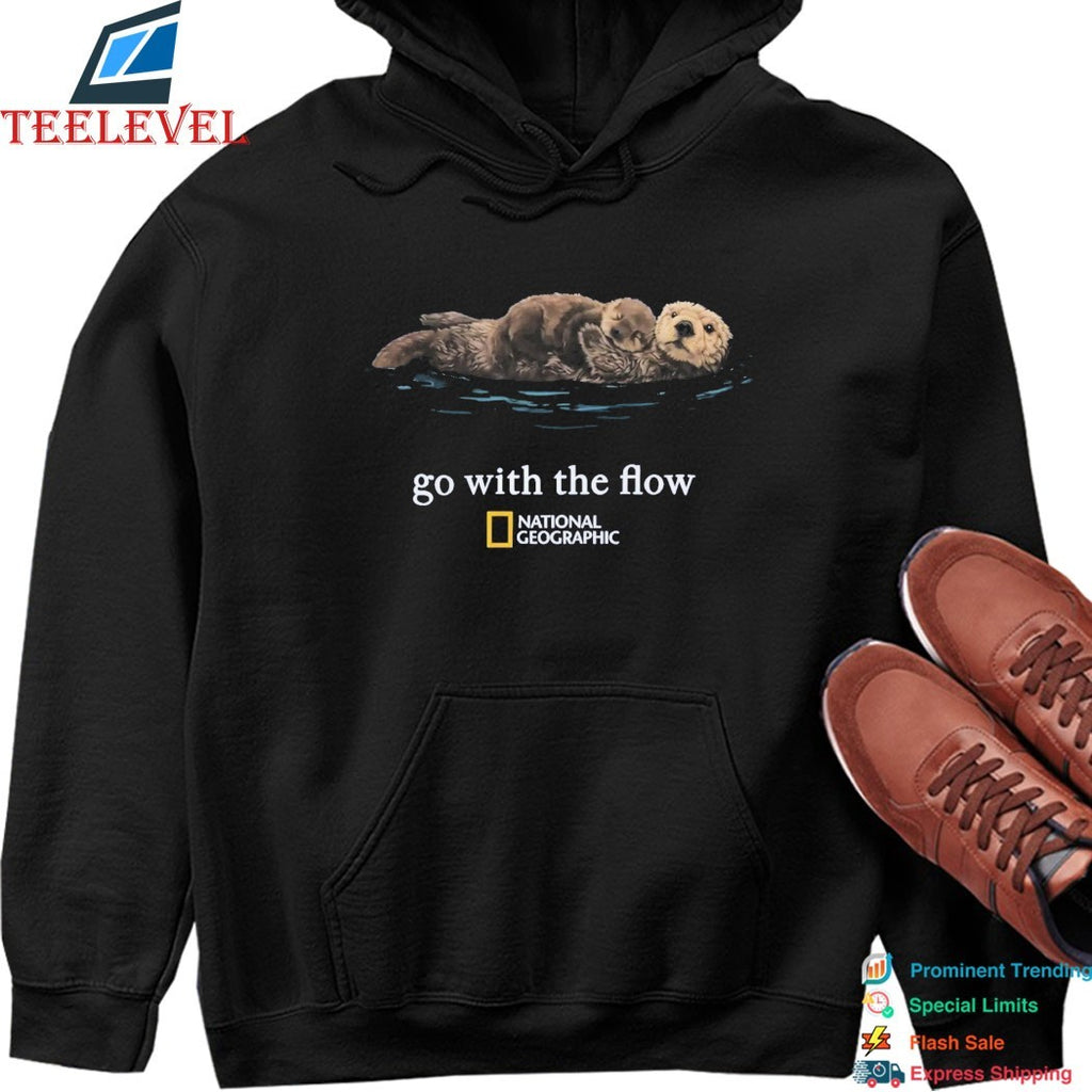 Go With The Flow National Geographic Sea Otter T-Shirts