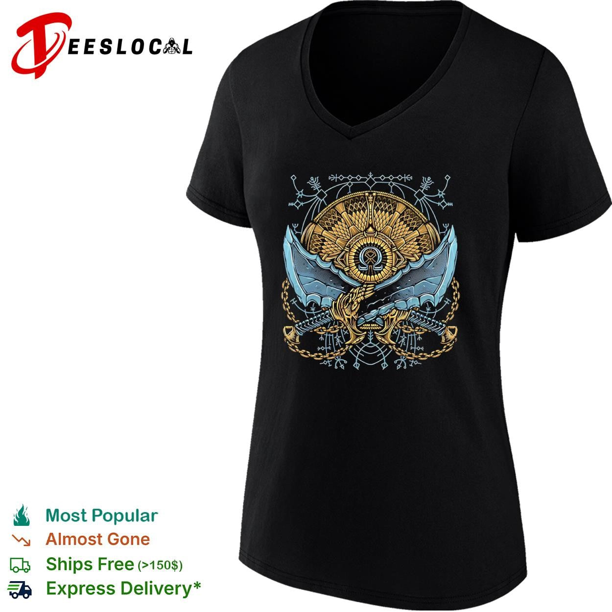 God of War the Blades of Chaos shirt