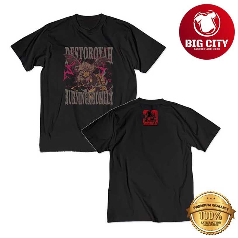Godzilla Vs. Destoroyah 30Th Anniversary Scene Illustration Special Two Sided Shirt