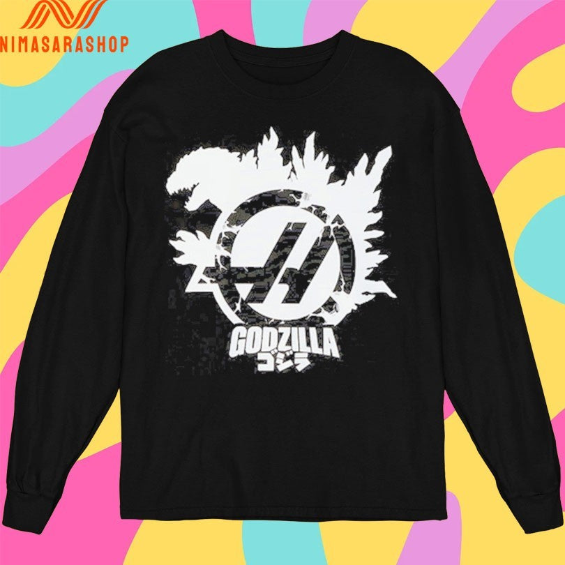 Godzilla X Haas Team Logo Shirts