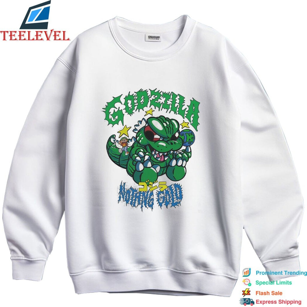 Godzilla X Nothing Gold Engee Pop Up Cartoon T-shirts