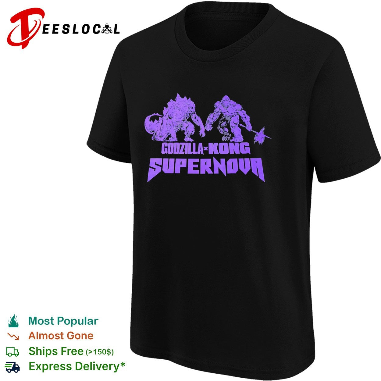 Godzilla x Kong Supernova Movie Characters Shirt