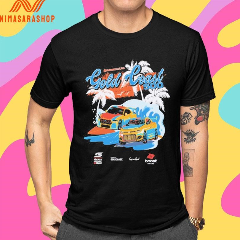 Gold Coast 500 Surfing Cars Shirts