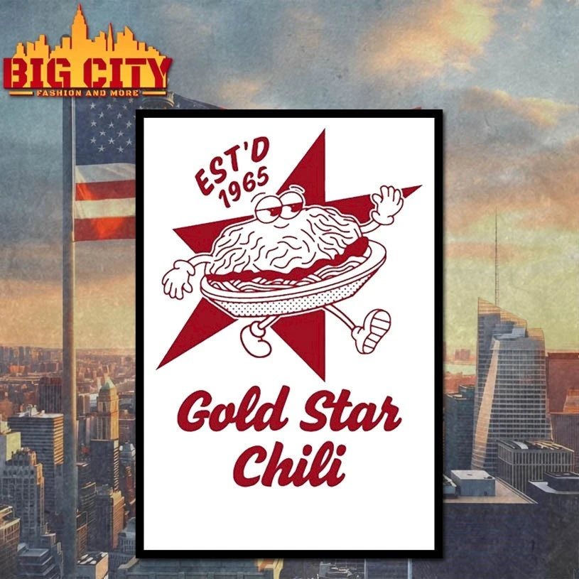 Gold Star Chili 60th Anniversary Est’d 1965 Brain Shirt