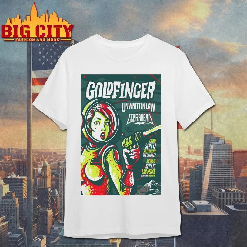 GoldFinger Sep 13 2025 Event Lawn Virgin Hotels Las Vegas NV Poster shirt
