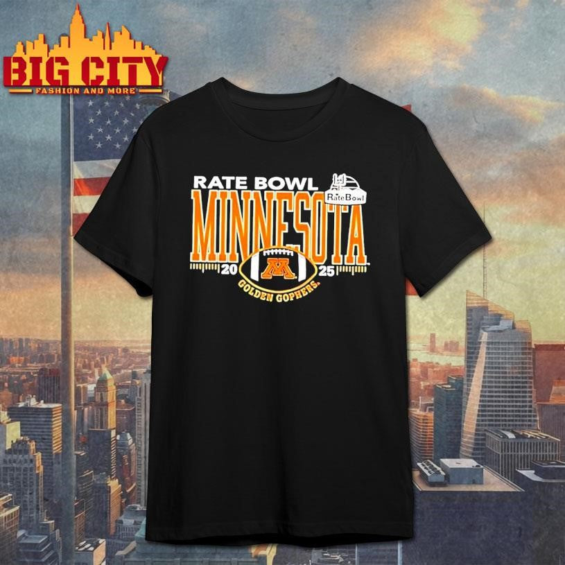 Golden Gophers 2025 Rate Bowl Shirt