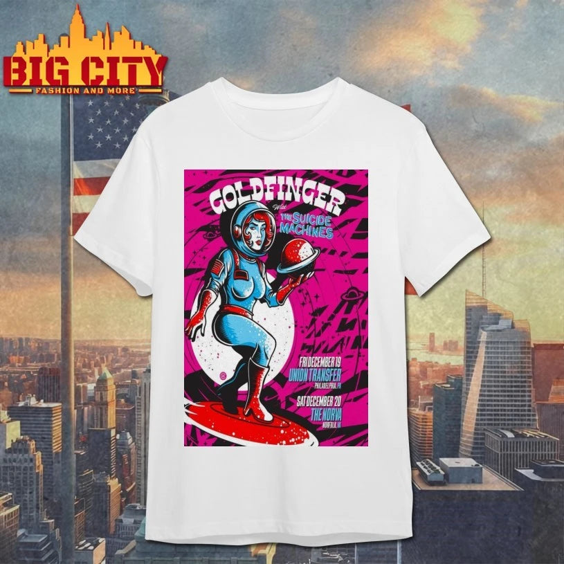 Goldfinger Dec 19 Philadelphia &amp; Dec 20 Norfolk 2025 Poster shirt