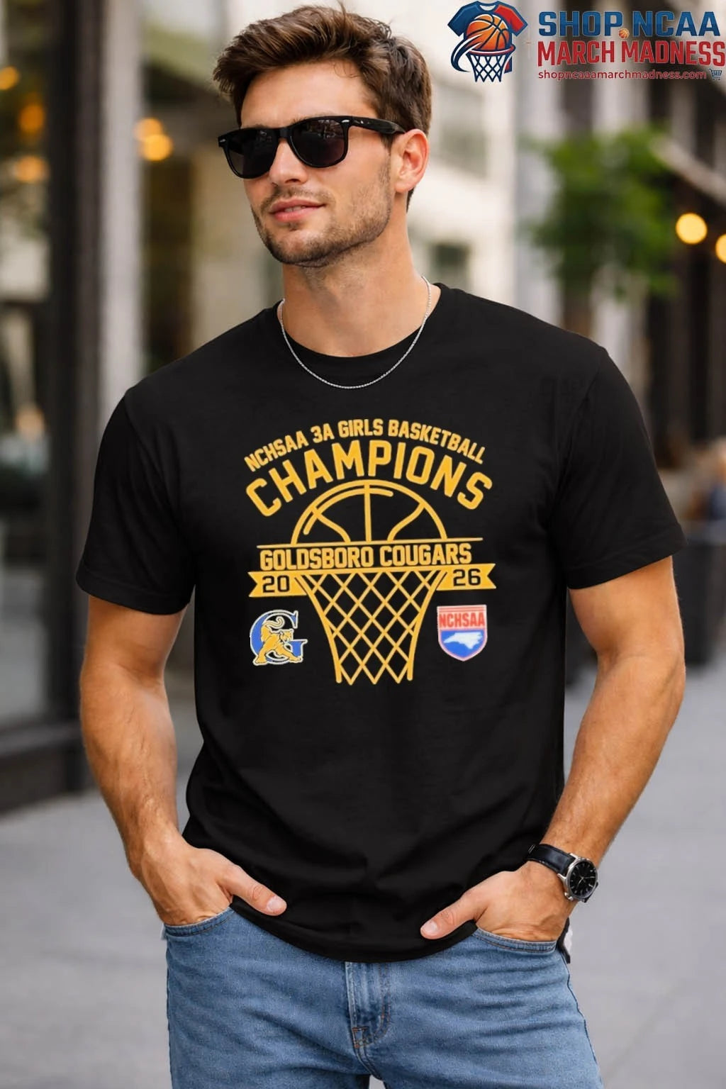 Goldsboro Cougars NCHSAA 3A Girls Champions 2026 T-Shirt Goldsboro Cougars Shirt