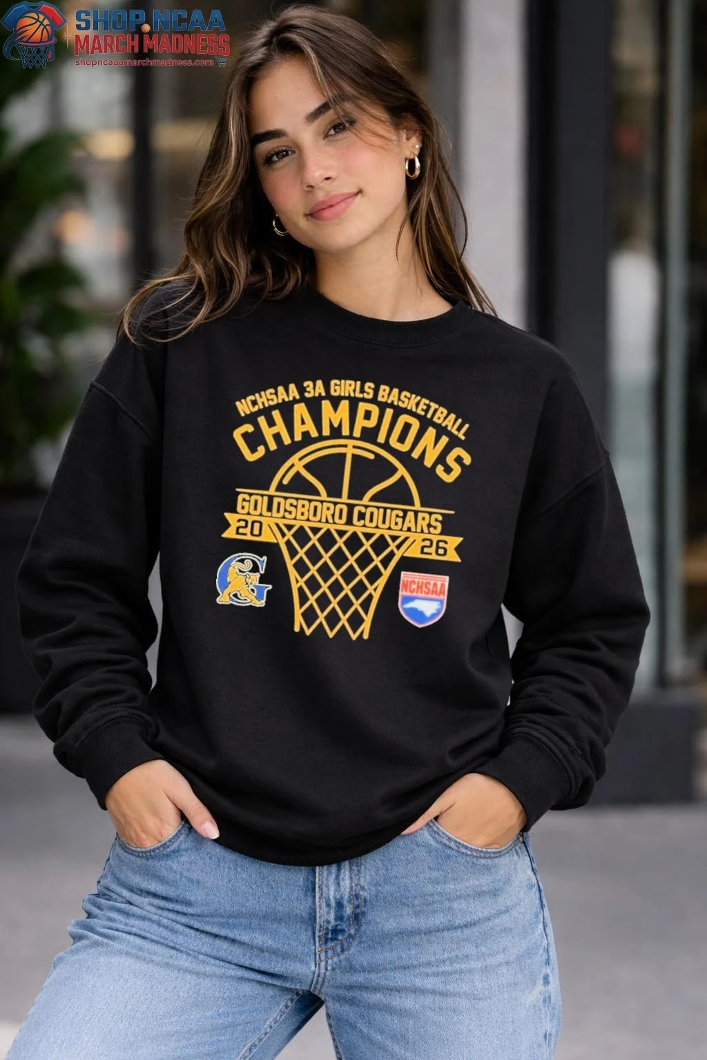 Goldsboro Cougars NCHSAA 3A Girls Champions 2026 T-Shirt Goldsboro Cougars Shirt