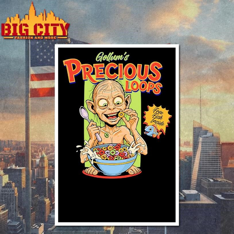 Gollum’s Precious Loops free fish inside shirt