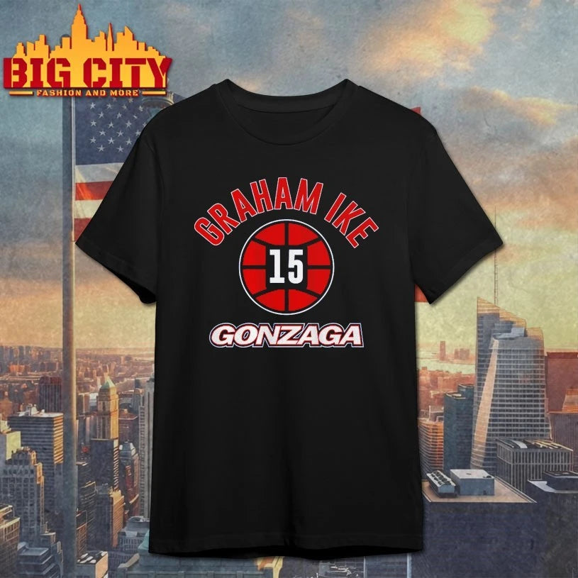 Gonzaga Basketball Graham Ike Number 15 shirt