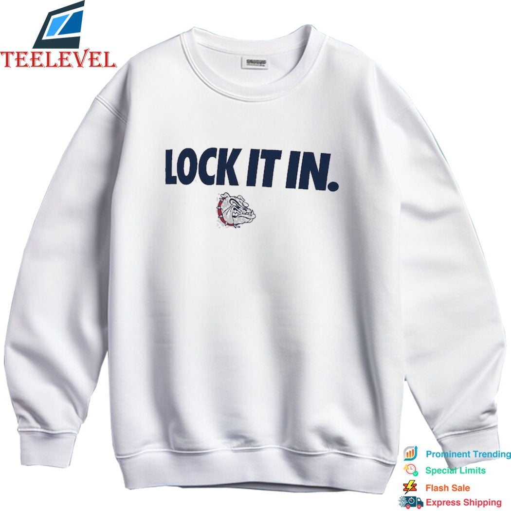 Gonzaga Bulldogs Lock It In  T-Shirts