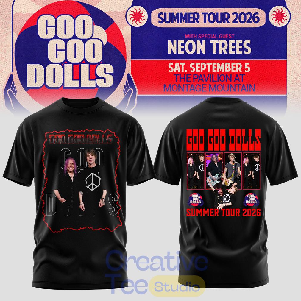 Goo Goo Dolls Summer 2026 North American Tour Limited T-Shirt