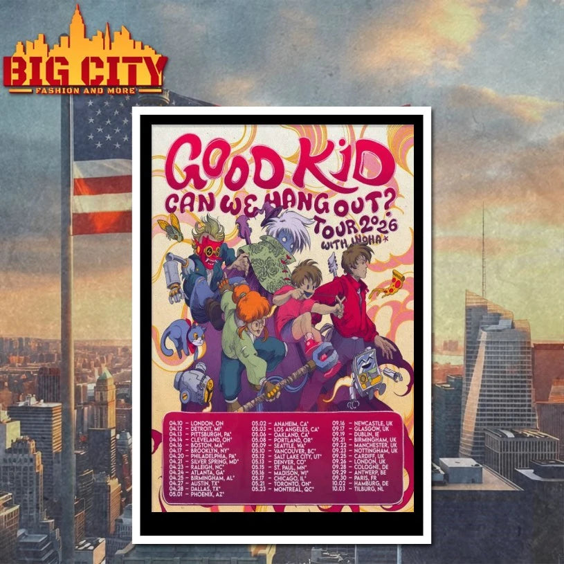 Official Good Kids Can We Hand Out 2026 Tour Poster shirt