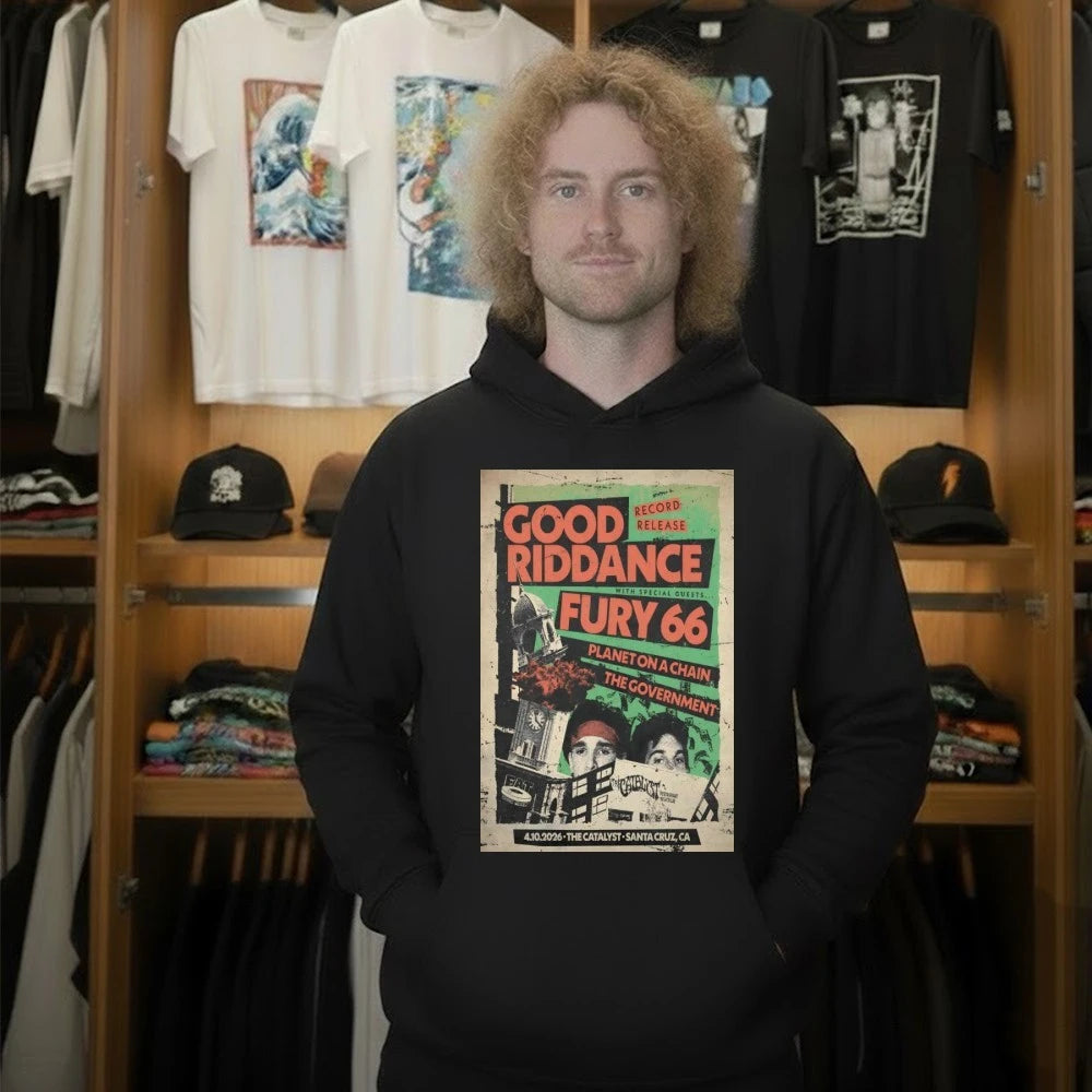 Good Riddance Tour Santa Cruz CA On Apr 10 2026 Poster Shirt
