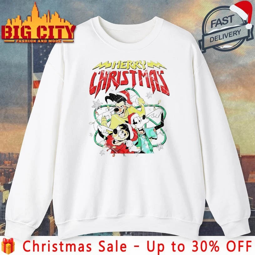 Goofy Movie Merry Christmas Max Goofy Powerline shirt