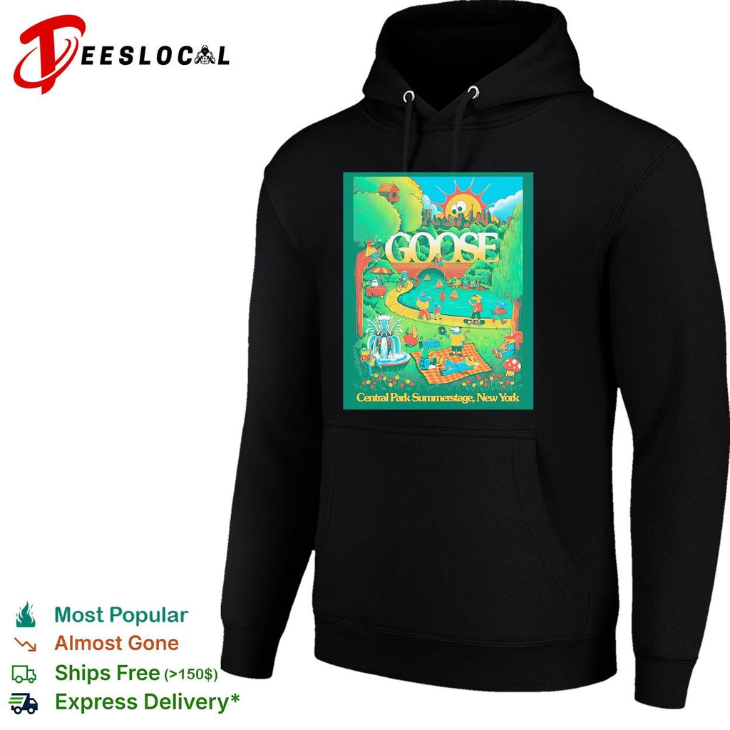 Goose Central Park Summerstage New York poster shirt