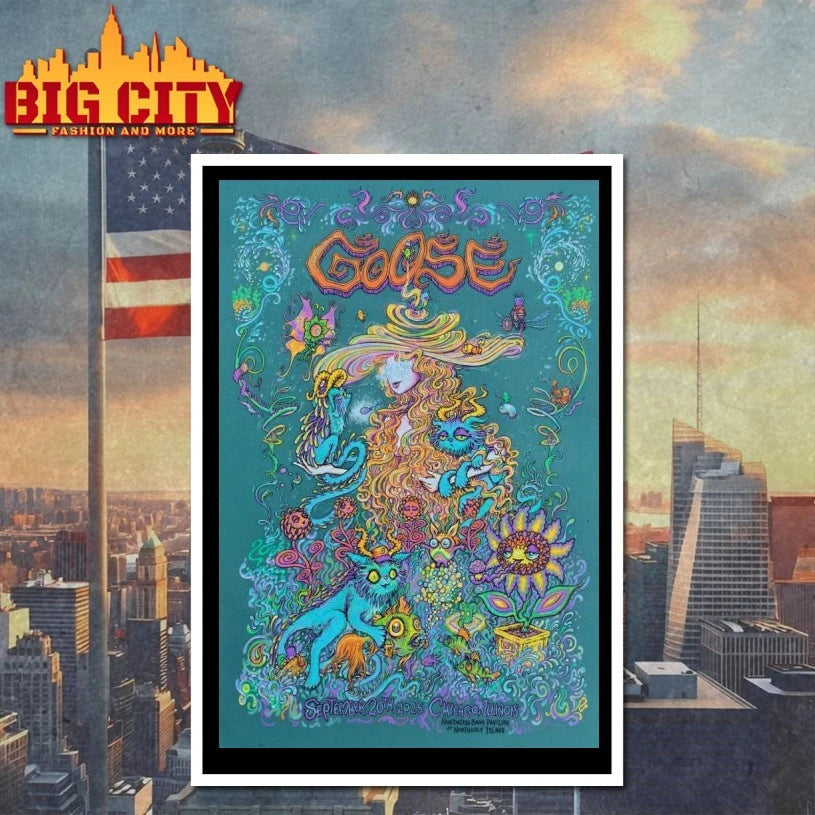 Goose Huntington Bank Pavilion at Northerly Island In Chicago IL Sep 20 2025 Poster Shirt