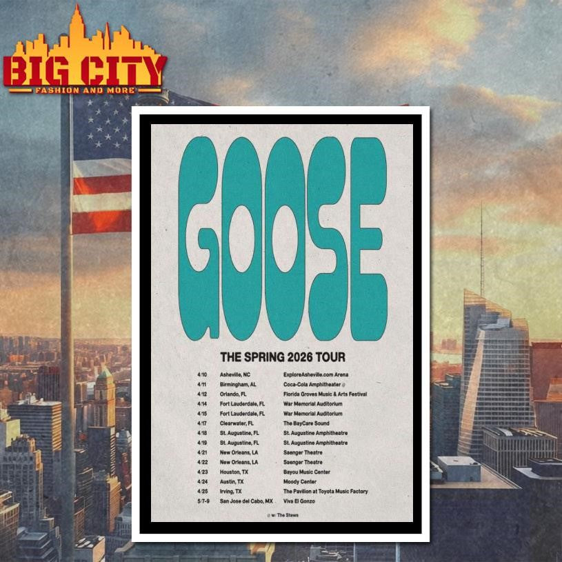 Goose The Spring Tour 2026 Poster shirt
