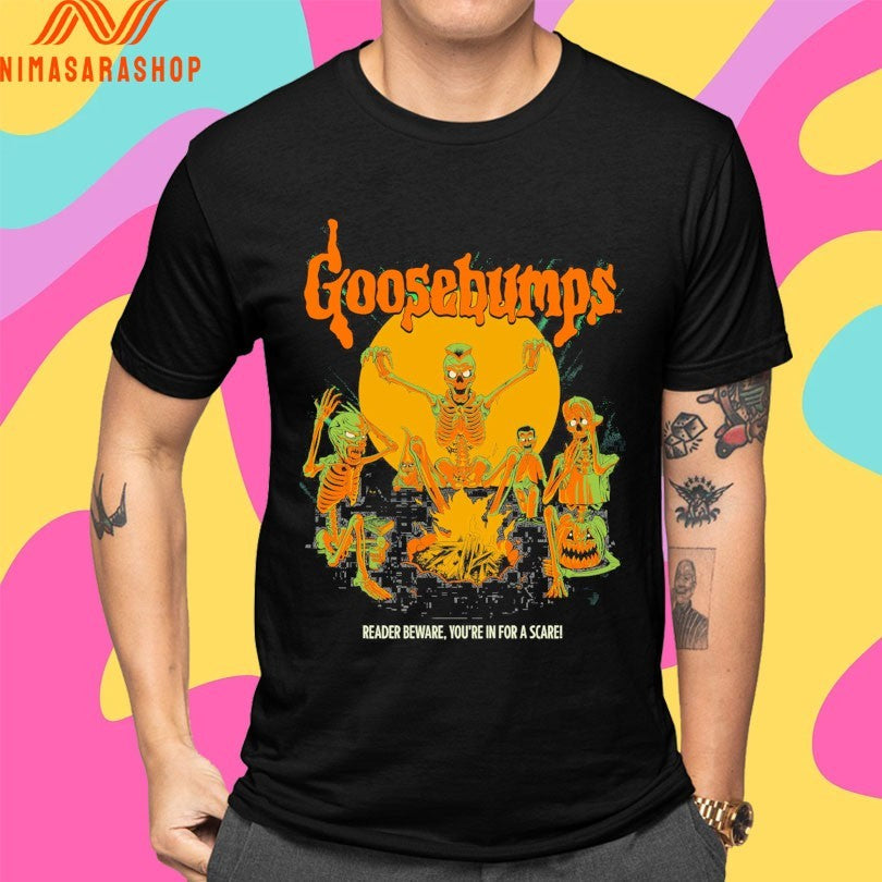 Goosebumps Reader Beware You’re In For A Scare Camp Nightmare Shirts