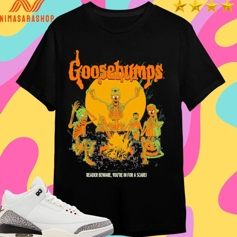 Goosebumps Reader Beware You’re In For A Scare Camp Nightmare Shirts