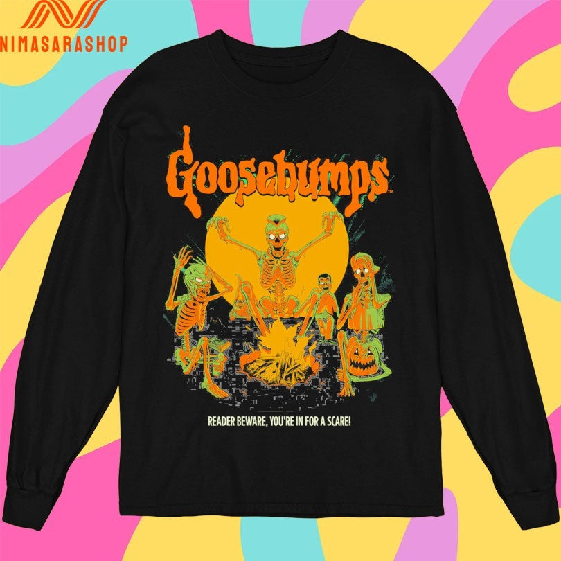 Goosebumps Reader Beware You’re In For A Scare Camp Nightmare Shirts