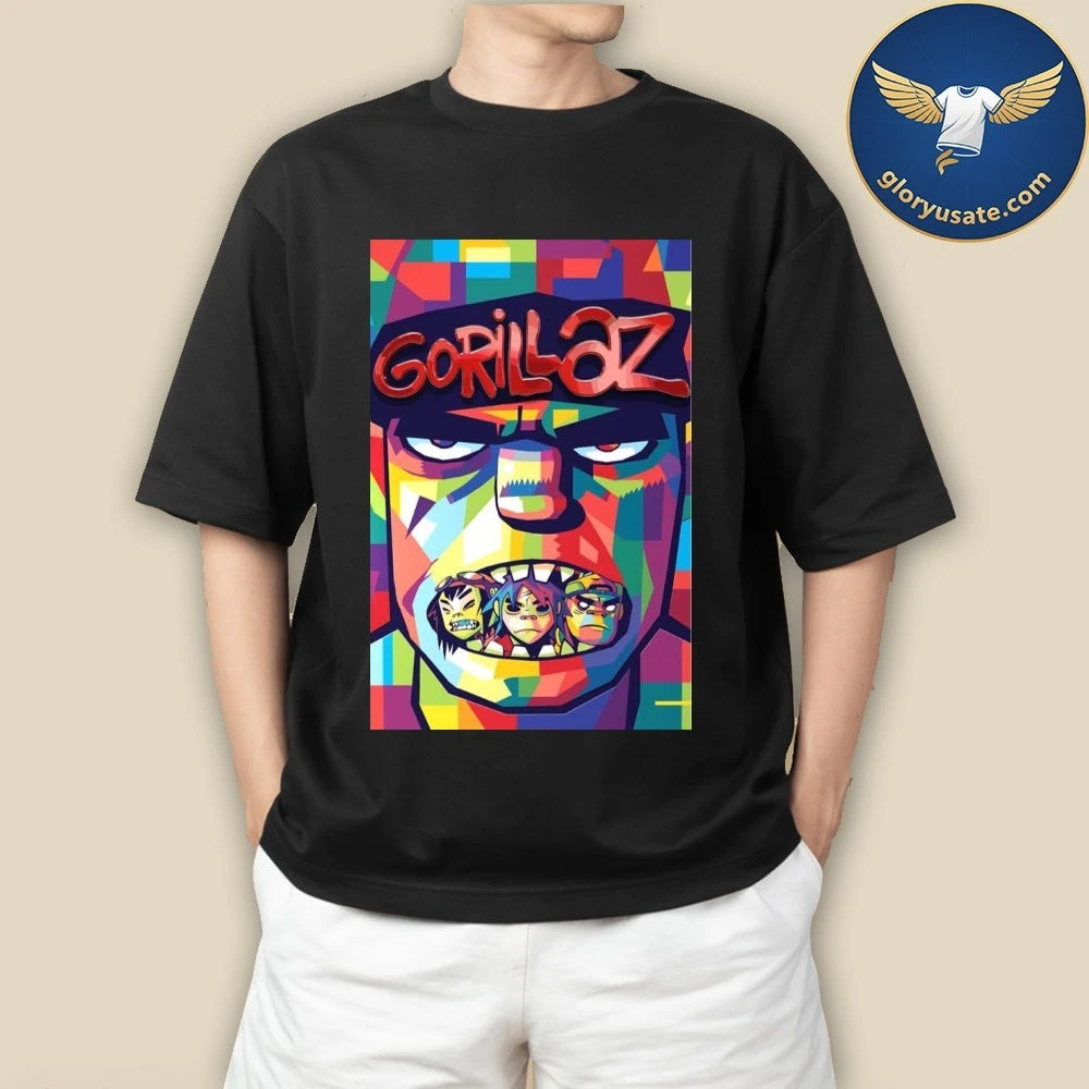 Gorillaz Band Members Pop Art Shirt