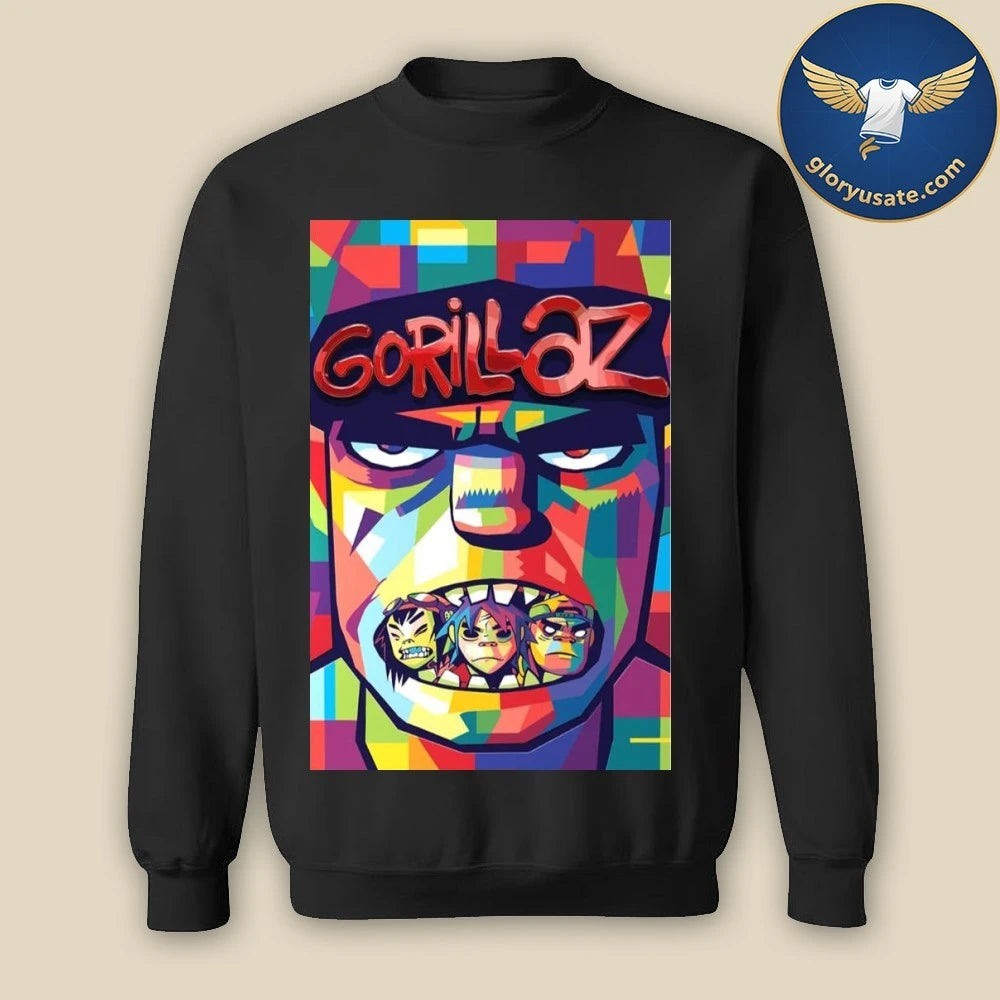 Gorillaz Band Members Pop Art Shirt