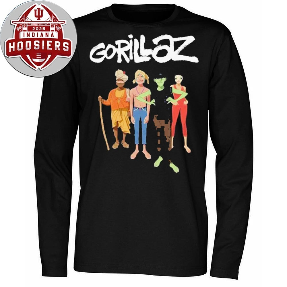 Gorillaz The Mountain Group Portrait T-Shirt