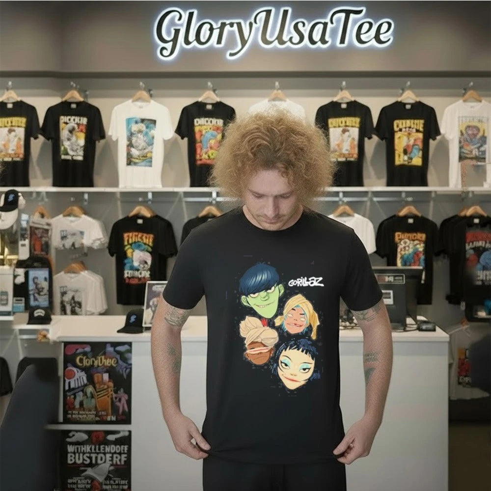 Gorillaz The Mountain Heads T-Shirt