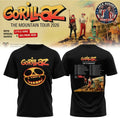 Gorillaz The Mountain Tour 2026 North America Logo Two Sided T-Shirt