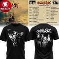 Gorillaz The Mountain Tour 2026 UK Celebrating Two Sided Shirt