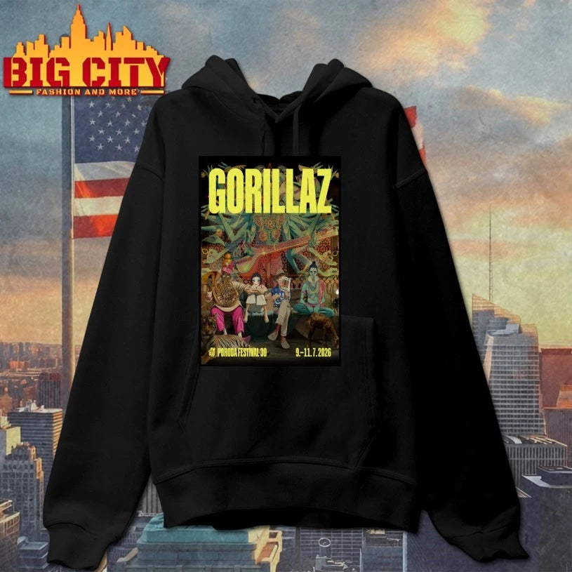 Gorillaz Trenčín Slovakia July 9-11 2026 Poster shirt