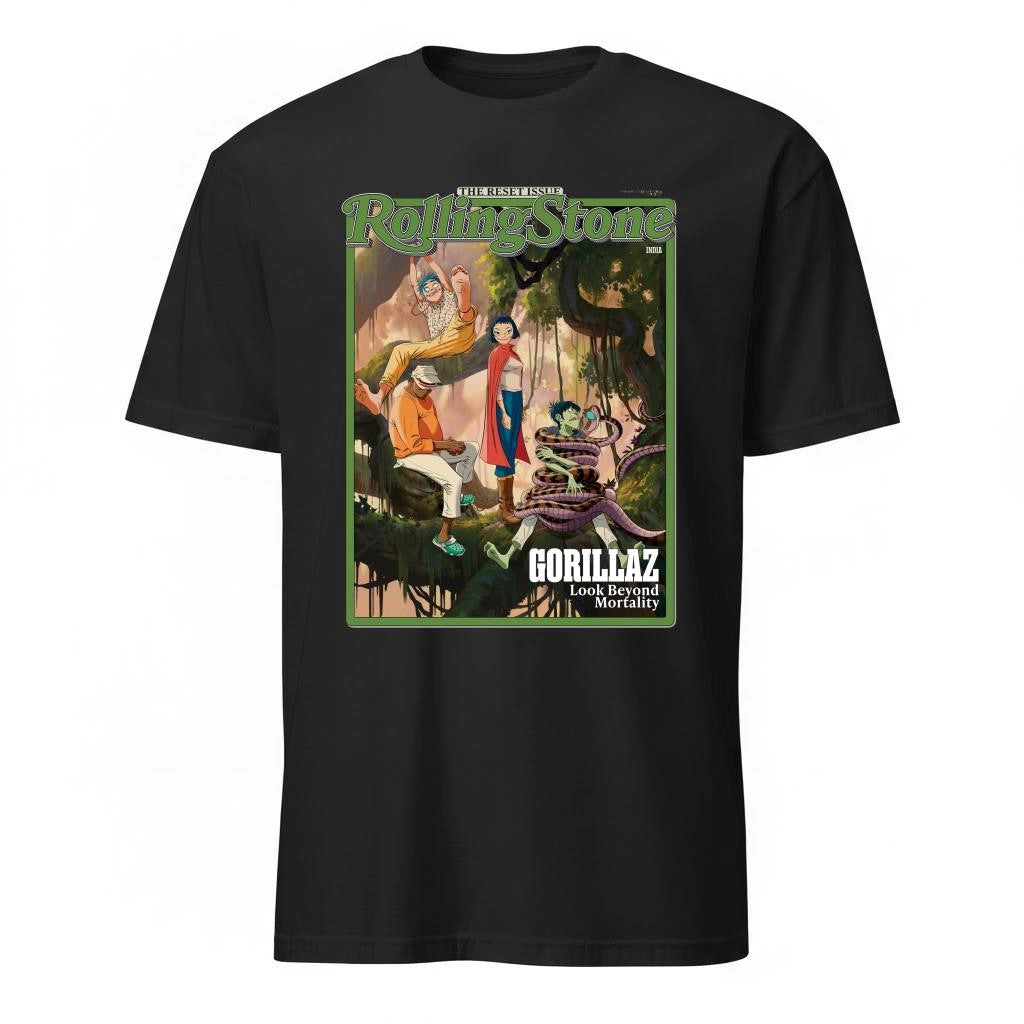 Gorillaz x Rolling Stone India January Februry 2026 Cover Stars Look Beyond Mortality Shirt