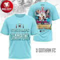 Gotham FC NWSL 2025 Champions Proud To Be New Yorker Two Sided Shirt