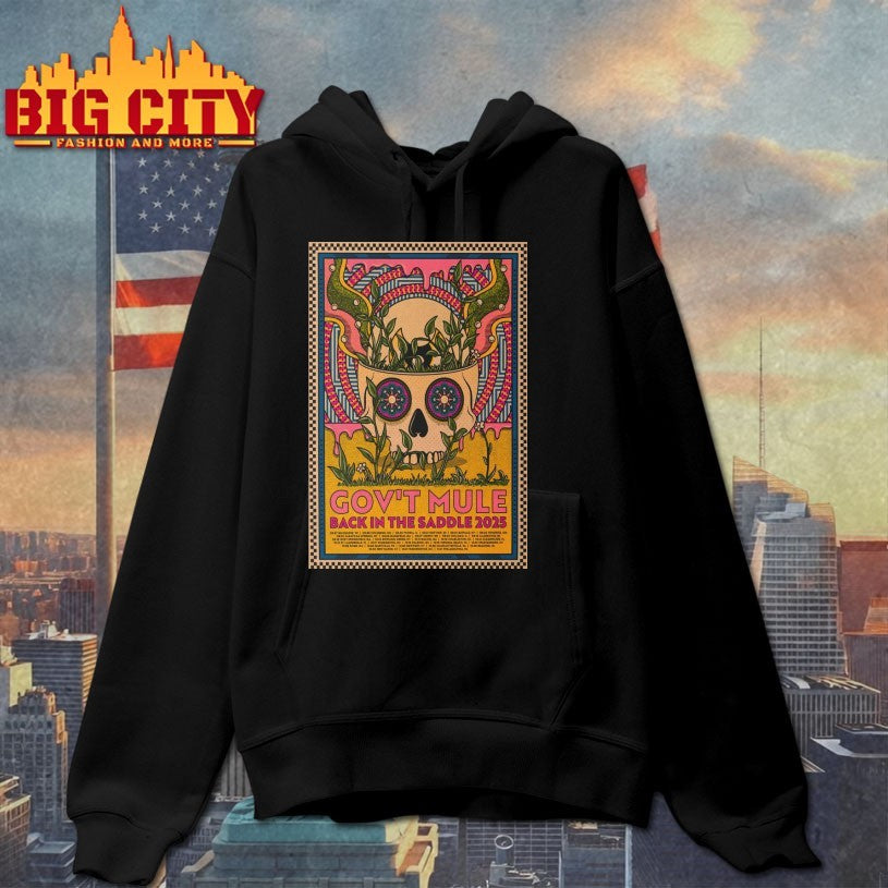 Gov’t Mule 2025 Back In The Saddle Concert Poster Shirts
