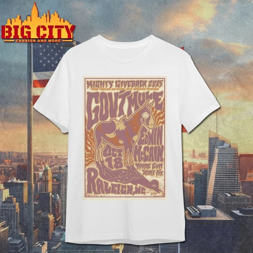 Gov’t Mule And Edwin McCain Oct 18 2025 Lincoln Theatre Outdoor Stage Shows Poster Shirt