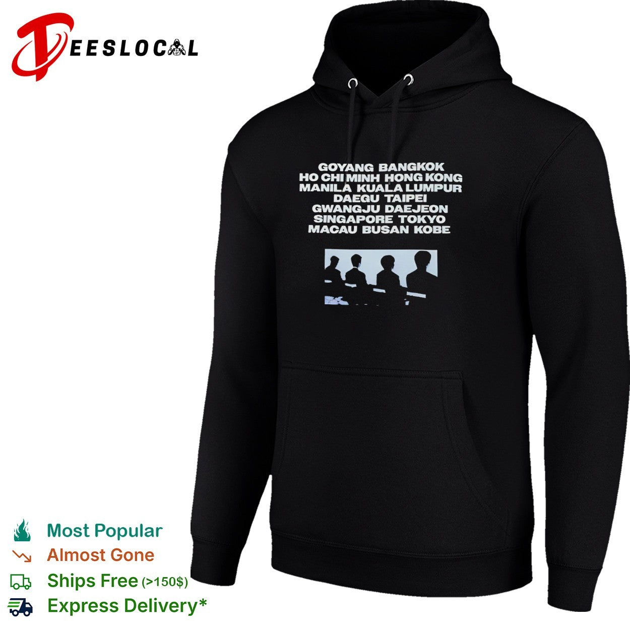 Goyang Bangkok Ho Chi Minh Hong Kong Manila Kuala Lumpur Daegu Taipei Gwangju shirt