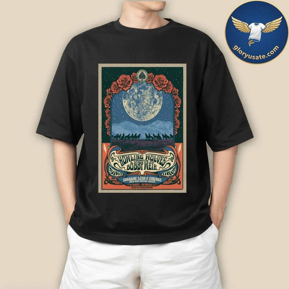 Grahame Lesh And Friends Jan 17 2026 The Warfield San Francisco CA Poster Shirt