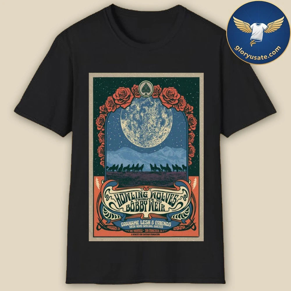 Grahame Lesh And Friends Jan 17 2026 The Warfield San Francisco CA Poster Shirt