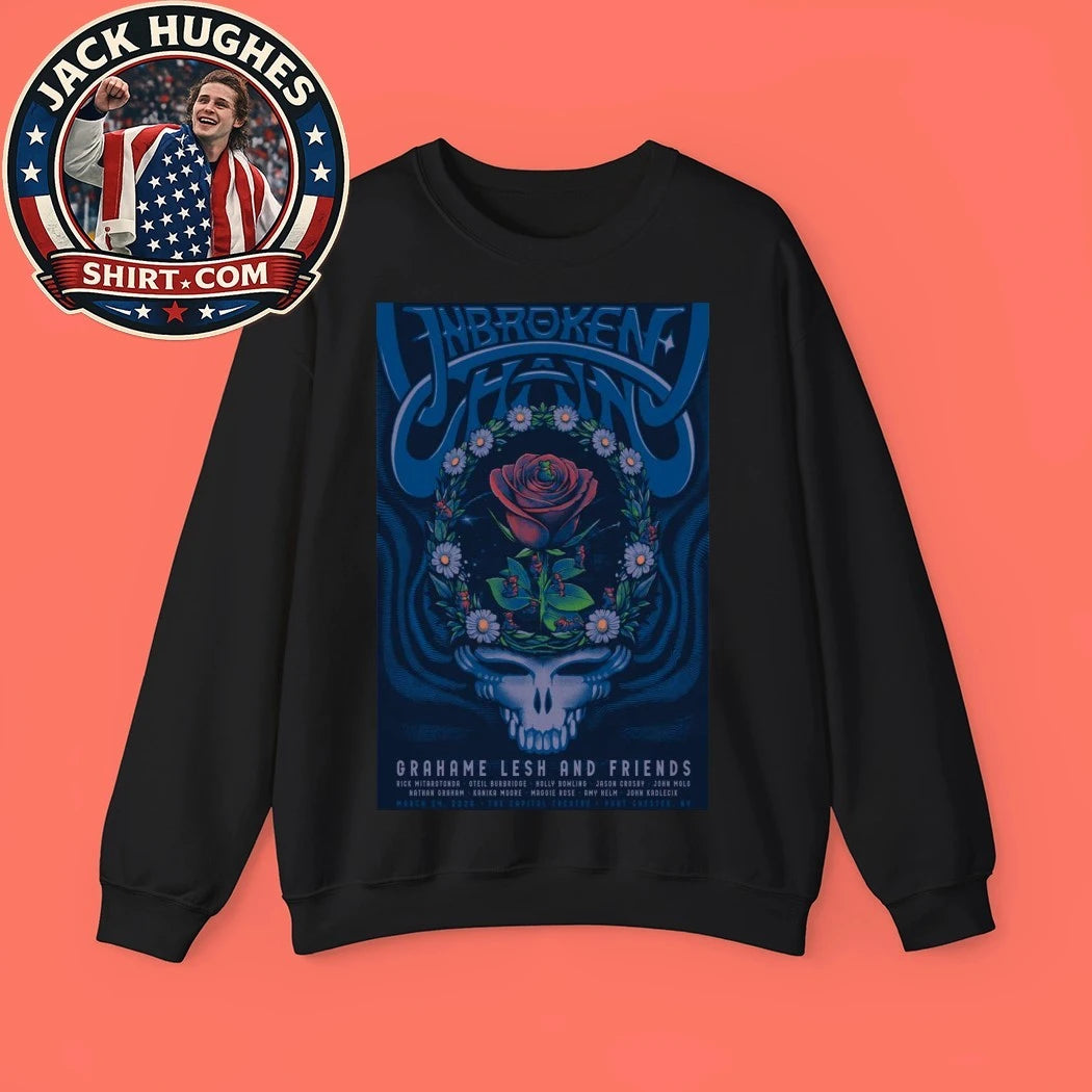 Grahame Lesh And Friends Port Chester, NY March 14 2026 Capitol Theatre Tour Poster Shirt