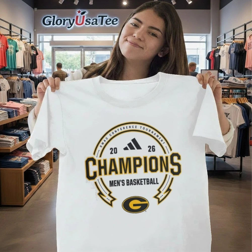 Grambling Tigers Men’s Basketball SWAC Champions T-Shirt