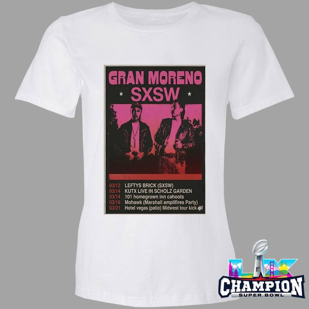 Gran Moreno Mar 2026 Tour Shirt